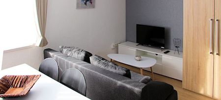 Wohnbereich Ferienwohnung Am Wintergarten